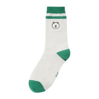 럭키마르쉐 LUCKY MARCHE LINE FRIENDS EDITION LUCKY MARCH Color Line Socks QNLAX23111GRX