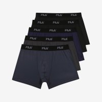 휠라 빠른출고FILA UNDERWEAR 리니어로고 밴드 드로즈 5매입 FI4DRF1102MBLK