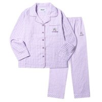 SLIT STUDIO check flannel pajama 파자마 라벤더 lavender