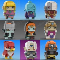 전기도금케이스 Moc Zeldaed Brickheadz Skywarderd 소드 황혼의 공주 모델 빌딩 블록 게임 액션 피규어