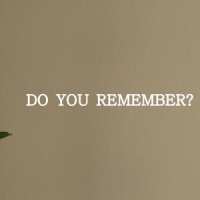 아트박스 코이핀즈 do you remember 감성 영어 레터링 인테리어 스티커 small