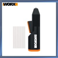 Worx 미니 핫 글루건 MakerX 전기 범용 WORX 20V 배터리 충전식 도구 글루 스틱 WX746 9