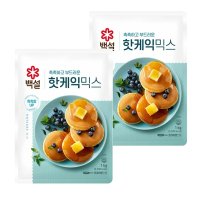 CJ제일제당 백설 핫케익믹스 1kg x 2개