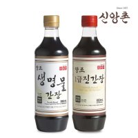 생명물식품 신앙촌 양조 장아찌 맛간장 2호 1급 진간장860mL 생명물간장860mL