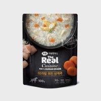 [무료배송] 더리얼 독 퀴진 삼계죽 100g*3p