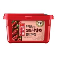 해찬들 우리쌀로 만든 매운 태양초골드 고추장 2KG