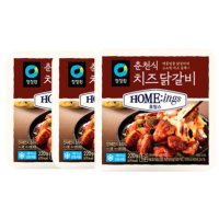 청정원 호밍스 춘천 치즈닭갈비 220g 3개