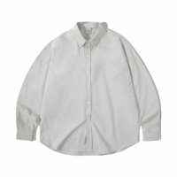 FILLUMINATE 오버핏 솔리드 옥스포드 셔츠-그레이 Overfit Solid Oxford Shirt-Grey