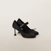 미우미우 펌프스 힐 SATIN PUMPS QU6 F 085 5I793D