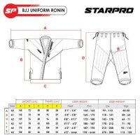 Starpro 로닌 방축 가공 주짓수 도복 BJJ 도복 남성용 다양한 정품보장