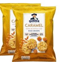 [해외직구] Quaker 퀘이커 라이스 칩 캐러멜 옥수수 200g 2팩