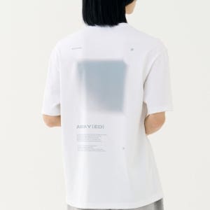 [어레이드] A.G.I 블루 그레이 큐브 티셔츠 [WHITE] ARTS3105