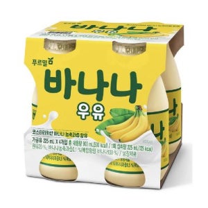 푸르밀 생과즙 바나나 우유 225ML*4