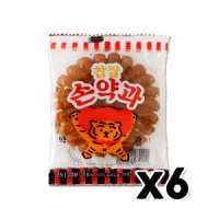 무직타이거 찹쌀손약과 50g x 6개