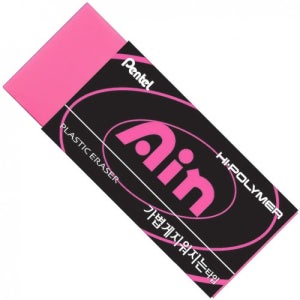 1300 펜텔 하이폴리머 아인 핑크지우개 낱개 - 대 ZEH-10BC