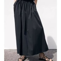 자라 zara 여자블랙스커트 밴딩 롱치마 14H0609