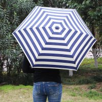 [디작소]라인블루 5단 양산 겸용 우산