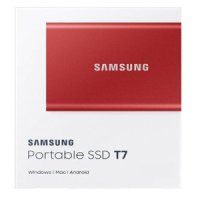 삼성전자 삼성 정품인증 외장 SSD T7 2TB 레드 ST1 e