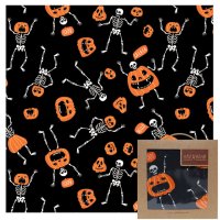 하바행크 할로윈 Skeletons Pumpkins 패션두건 등산손수건