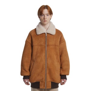 트렁크프로젝트  Shearling Bomber Jacket_Brown