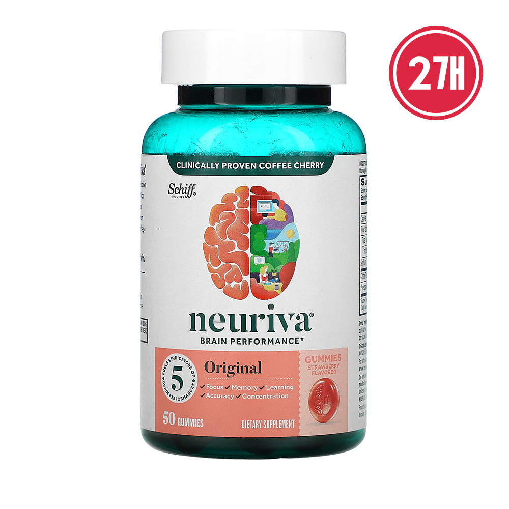 2개 <b>Schiff</b> 포스파티딜 세린 100mg 커피 열매 50젤리