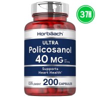 3개 Horbaach Policosanol 40mg 폴리코사놀 200캡슐