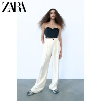 ZARA 자라슬랙스 여름 화이트슬랙스 핀턱 모달팬츠