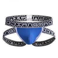 저스트업 속옷 남자 남성 팬티 끈 섹시한 팬티와 G 문자열 Jockstrap 가죽