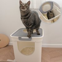 고양이 모래화장실 특대형 뚱냥이 사막화방지 실내 거실화장실