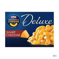 KRAFT Kraft Deluxe Sharp Cheddar Macaroni Cheese Meal 크래프트 마카로니 치즈 샤프 체다 14oz 397g 12팩