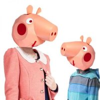 Piggy Peggy 어린이 가면 페이퍼크래프트 DIY 할로윈