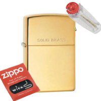 매끼니 ZIPPO 솔리드 지퍼라이터 지프라이터 돌 심지