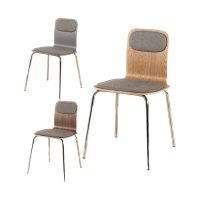 인테리어 카페 크롬 프레임 철제 의자 Steel Frame 12 Chair