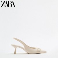 ZARA 자라하이힐 슬링백하이힐 버클 스틸레토하이힐