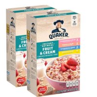 Quaker 퀘이커 과일 크림 오트밀 버라이어티 팩 30g 8입 2팩