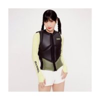 베럴 리버서블 웨이크 네온 그린 REVERSIBLE WAKE VEST NEON GREEN B3SUABU002BKN