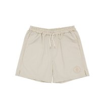 크림 L - FRAME OFF 서클로고 스윔 쇼츠 크림 Circle Logo Swim Shorts Cream