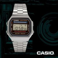 카시오 CASIO 빈티지 디지털 메탈밴드 A168WA-1WDF