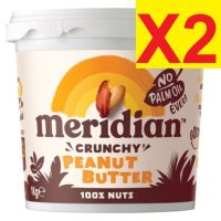 영국발송 1KG 2병 메리디안 스무스 피넛버터 땅콩잼 땅콩버터 Meridian Smooth Peanut Butter