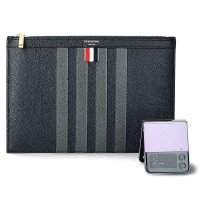 톰브라운 THOM BROWNE 사선 삼선탭 클러치백 MAC114B 415