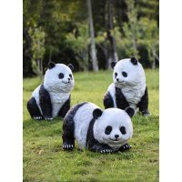 팬더 조형물 조각상 판다 공원 체험장 야외 동물 소품