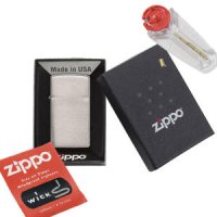 매끼니 크롬 ZIPPO 라이터 지프라이터 돌 심지