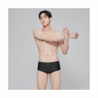 BARREL 맨 에센셜 숏사각 수영복 MEN ESSENTIAL SHORT SQUARE SWIMSUIT B3SMSMS003BLK