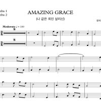 AMAZING GRACE 어메이징 그레이스 (Judy Collins) 칼림바 2중주 악보