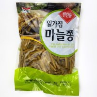 대용량 마늘쫑장아찌 1kg 무침 절임 초석잠 마늘