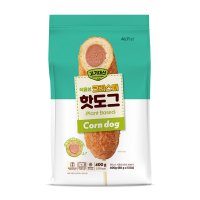 고기대신 식물성 크리스피 핫도그 80g x 5입