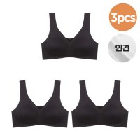 크로커다일 감탄브라 인견쿨 슬림 V넥 브라 3pcs CDWBR1N84 3