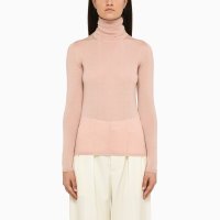 막스마라 PINK WOOL TURTLENECK SWEATER PALOSCO N