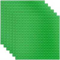 Duplo와 호환되는 LEAFYIP 대형 조립판 6개 녹색 듀플로 베이스 플레이트 25 5 x 창의적인 미취학 용 입