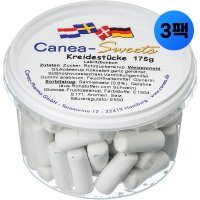 Canea Sweets 식용분필 1팩 175g 먹는분필 감초 젤리 x 2